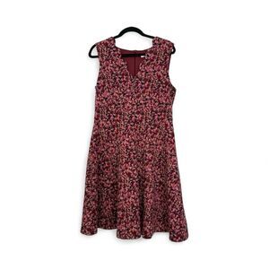 Wisp Stitch Fix Fit and Flare‎ Knit Dress Sleeveless V-Neck Women's Size 12 NWOT